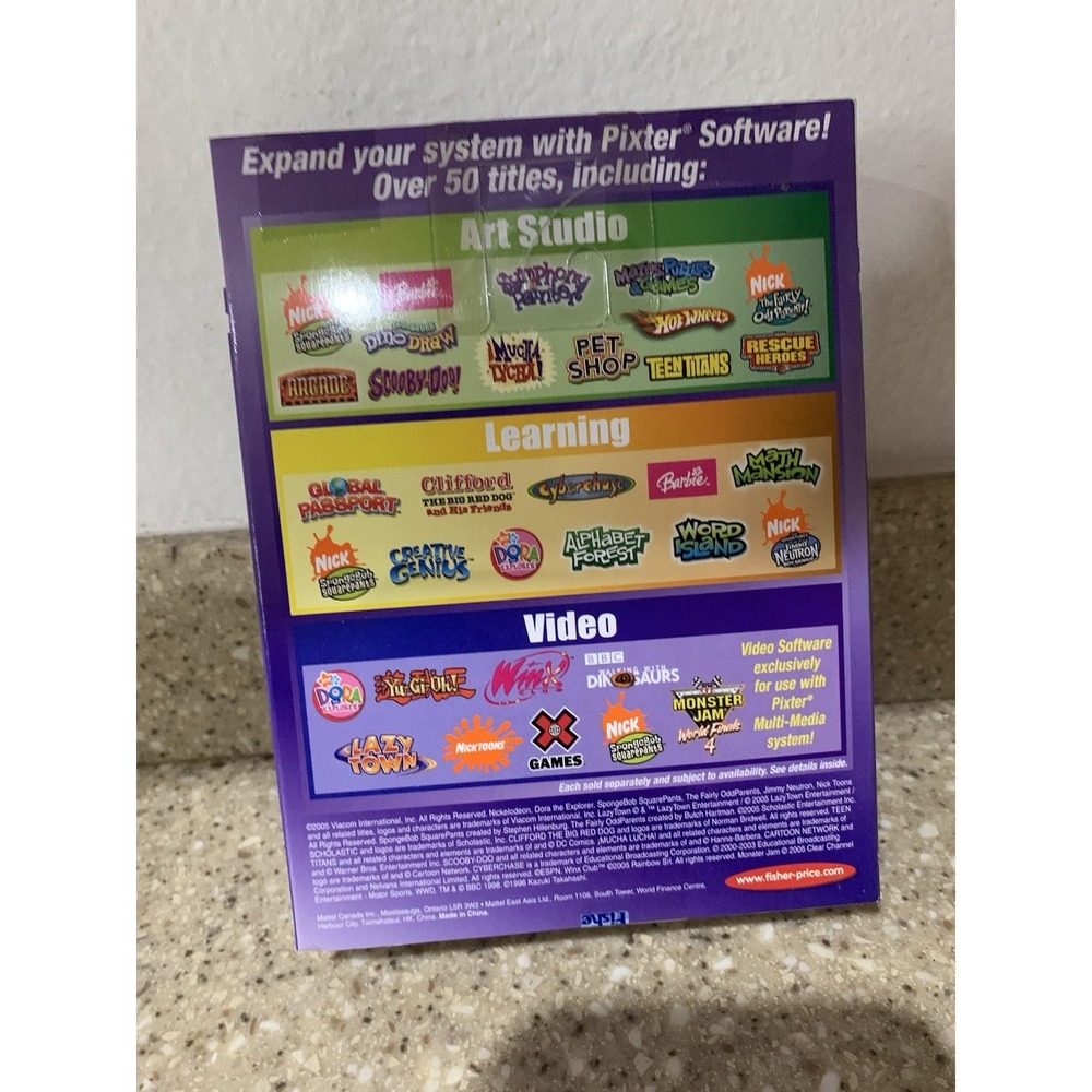 Pixter Video Software Dora The Explorer Fisher Price Nick Jr New In Package - Picture 3 of 3